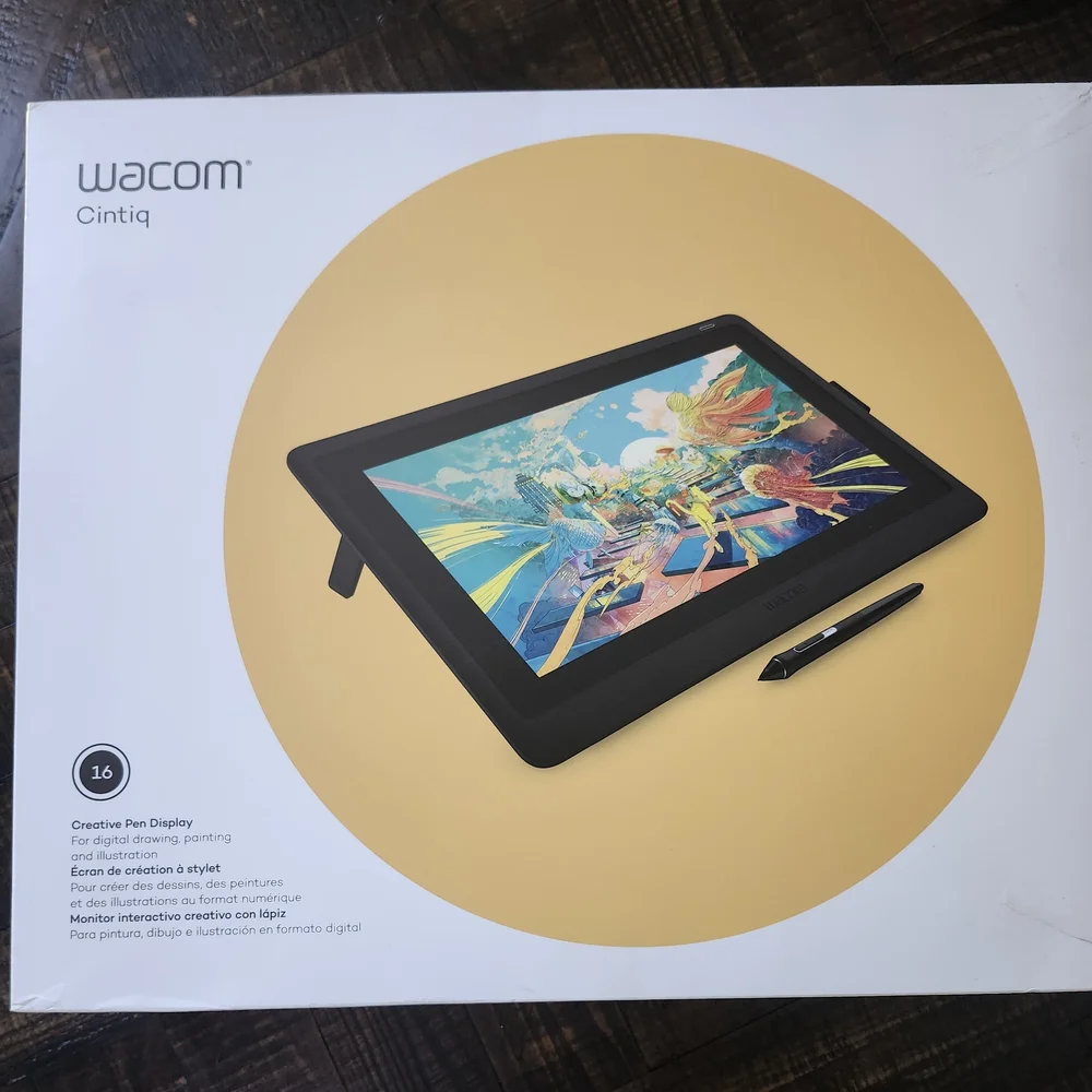 Black Tablet with Stylus